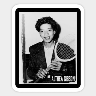 Althea Gibson Sticker
